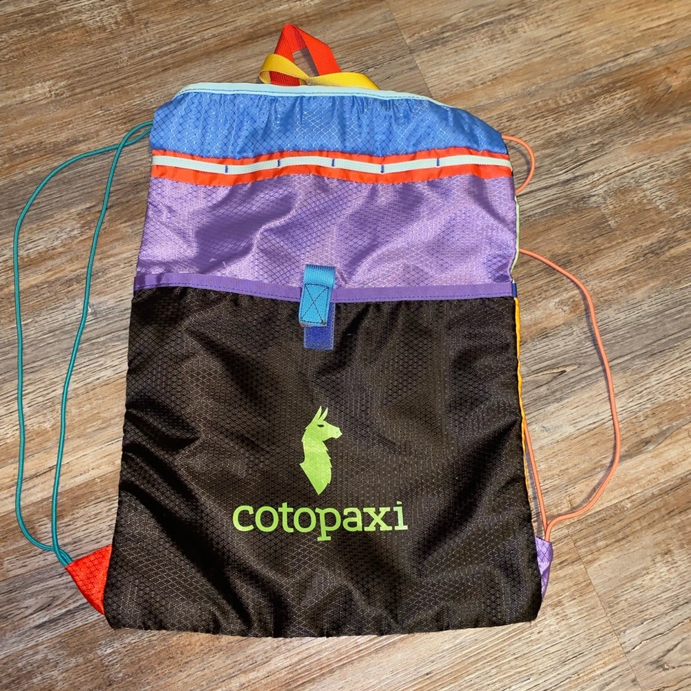 Cotopaxi Multicolor Drawstring Backpack